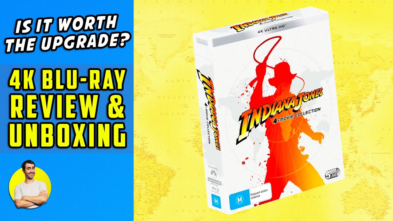 Indiana Jones 4K Blu-ray Collection REVIEW & UNBOXING!