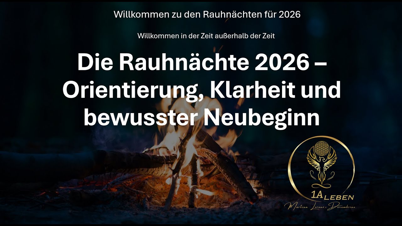Entdecke die Magie der Rauhnächte 2025/2026 – Dein exklusiver Kurs