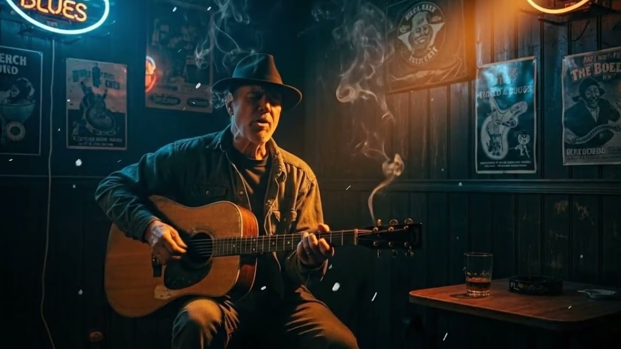 Bourbon Blues for a Dark and Moody Atmosphere | Relaxing Blues Music
