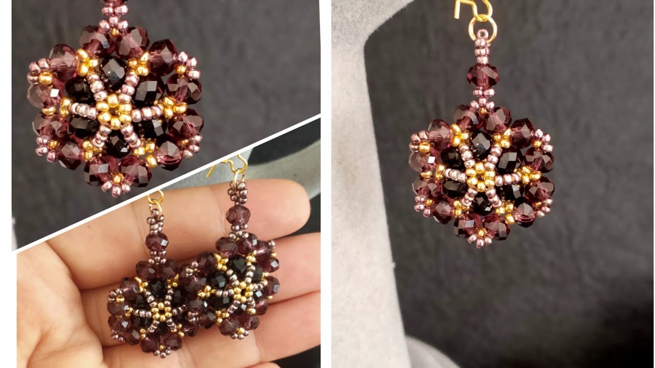 KOLAY KRİSTAL KÜPE YAPIMI & EASY CRYSTAL EARRING MAKING