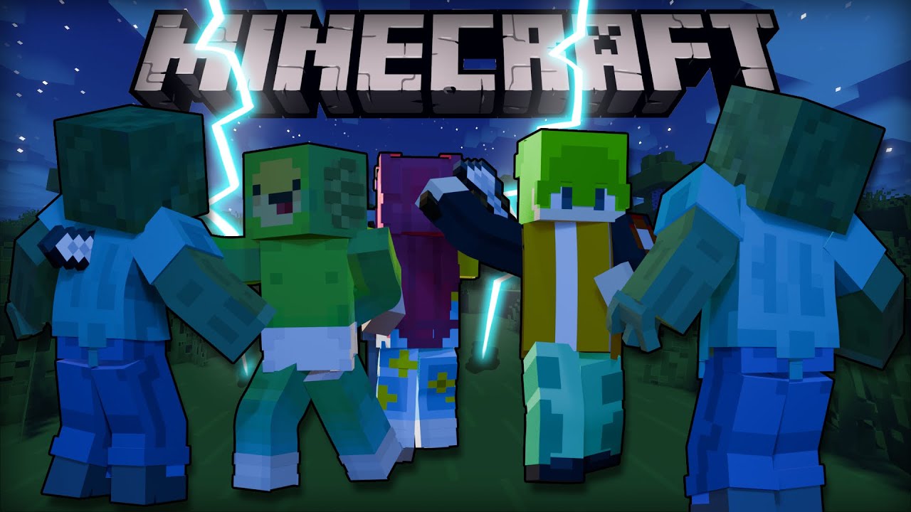 PRZEKLĘTA WIOSKA W MINECRAFT! 😱 Grzesio, maciekVR i Rózia ZAMIESZKALI W NAJGORSZYM MIEJSCU!