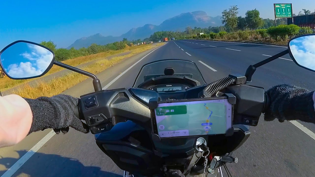 Mumbai to Bordi Beach, Dahanu on Suzuki Burgman Street 125cc (324.5Kms Ride) SOLO TRIP