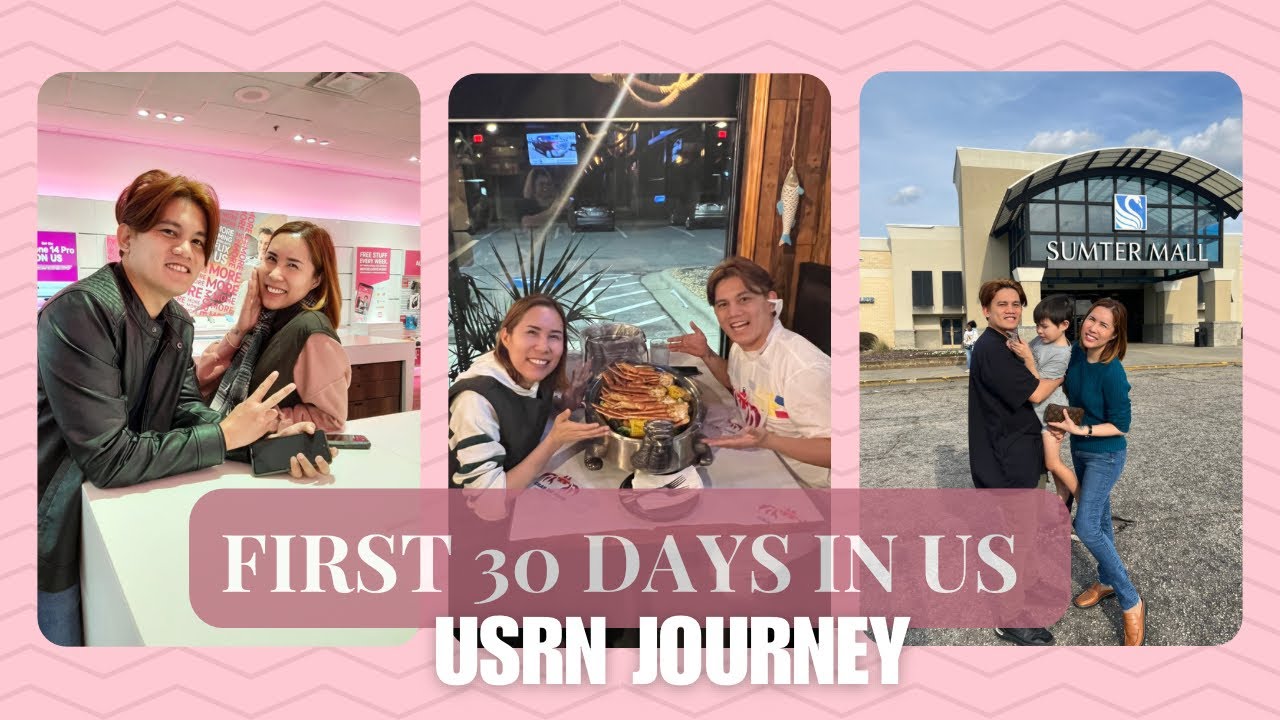 VLOG 67: FIRST 30 DAYS IN AMERICA / USRN /EB3 VISA / IMMIGRANT / TEAMBASHER / NORTH CAROLINA