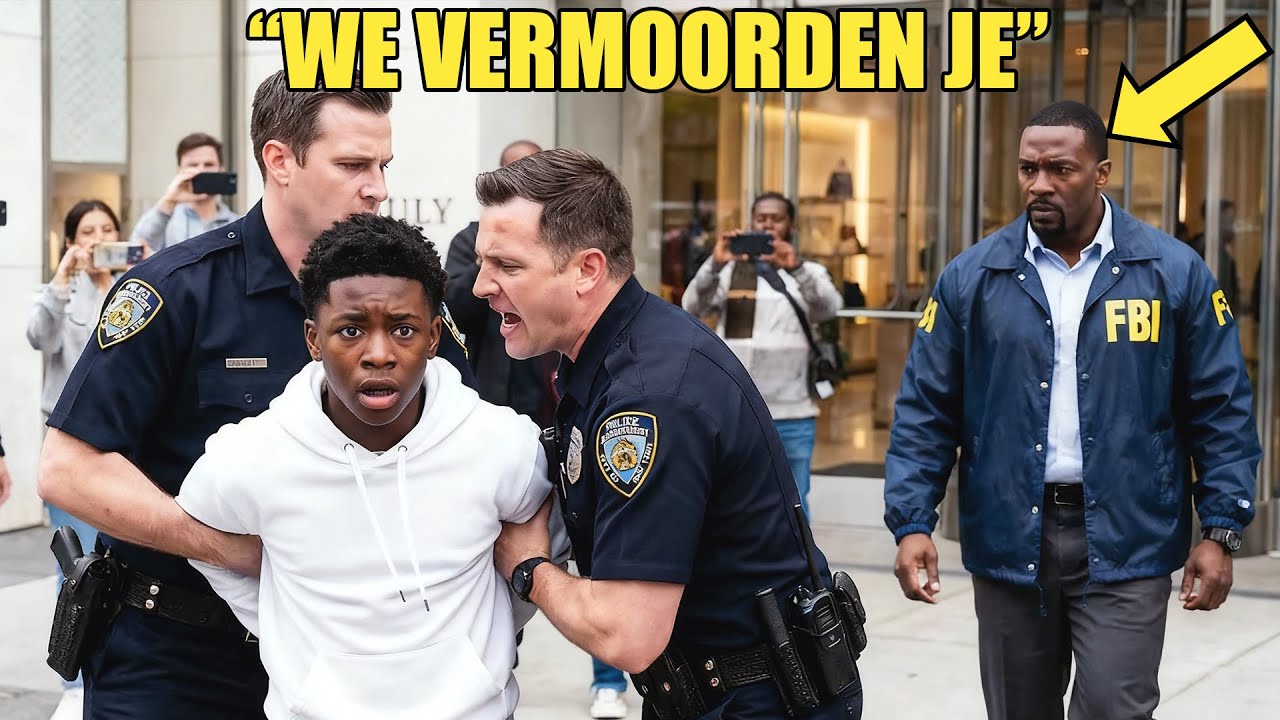 Agenten arresteren tiener bij winkelcentrum voor “rondhangen”—dan verschijnt zijn FBI-vader