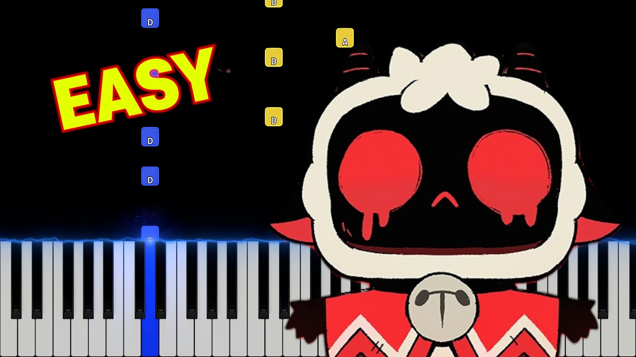 Saviour - Cult of the Lamb | EASY Piano Tutorial + Sheet Link 🎵