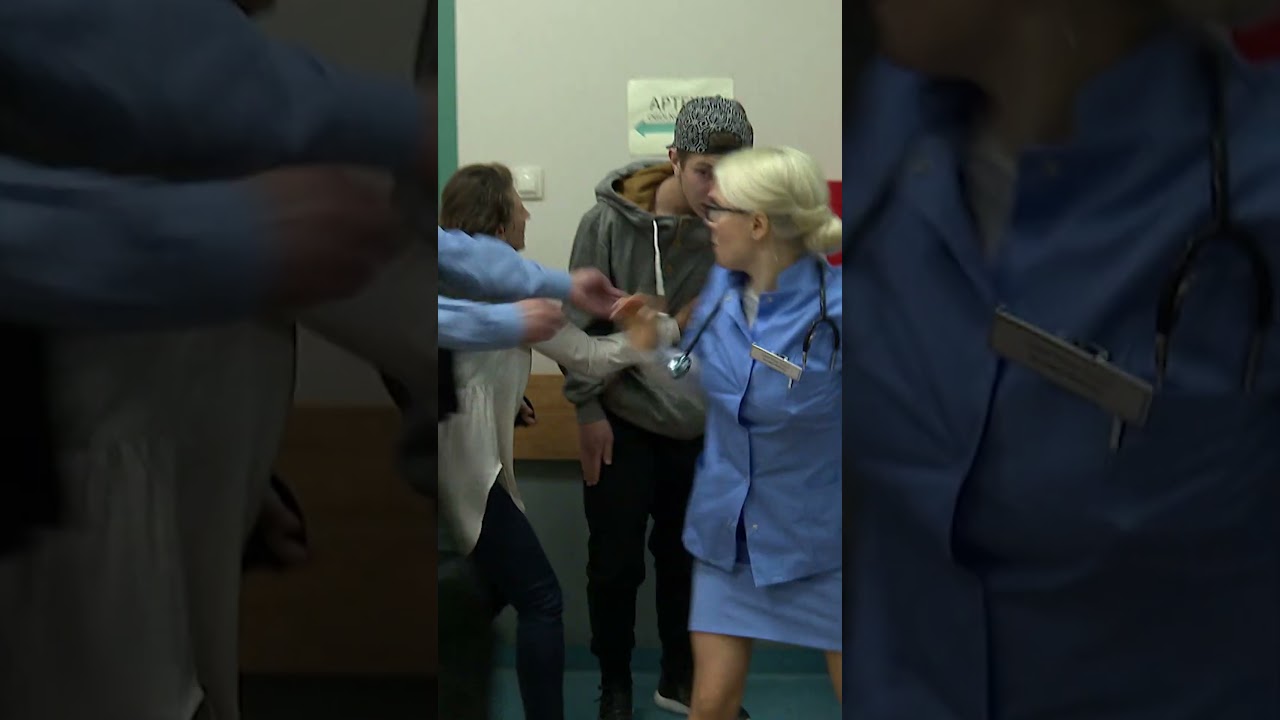 UDERZYŁ KOBIETĘ W CIĄŻY W BRZUCH! ZACZĘŁA KRWAWIĆ! | Szpital #shorts