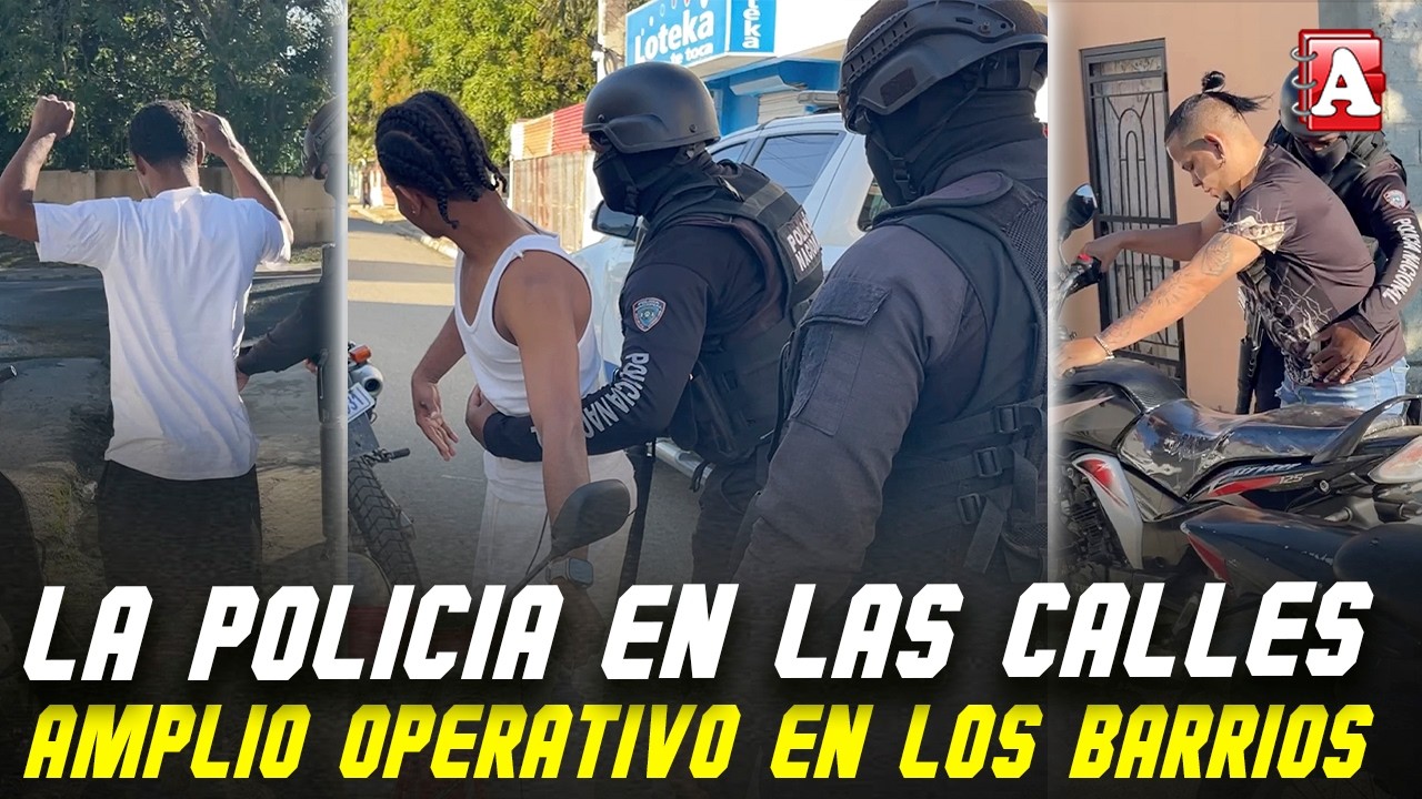 LA POLICÍA EN LAS CALLES DE SFM EN OPERATIVO PREVENTIVO