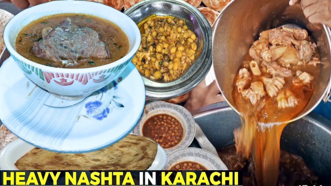 Haji Aslam Restaurant | Lahori Nashta in Karachi | Dumba ka Rosh in Karachi | Peshawari Rosh | food