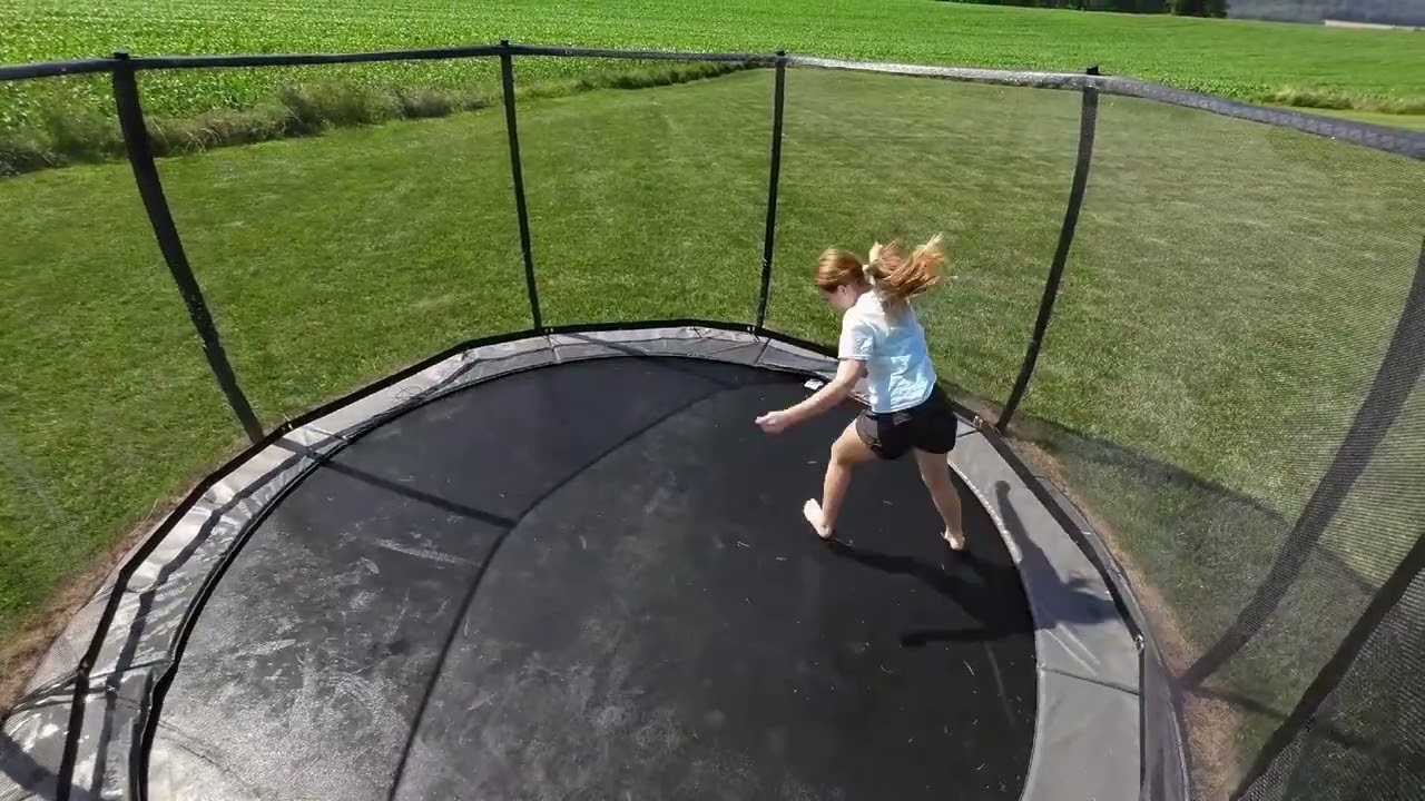 TRAMPOLINE PRACTICE AVA JULY
