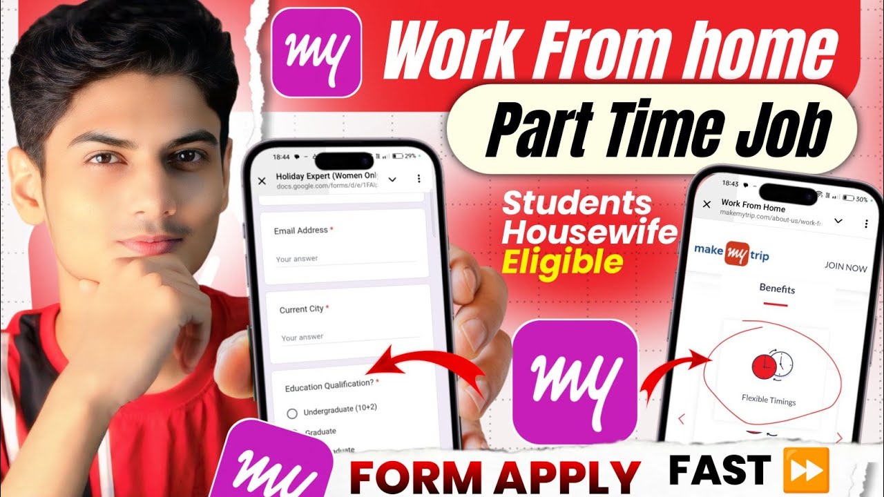 💼 Work From Home with MakeMyTrip | Genuine Online Part-Time Jobs 2025