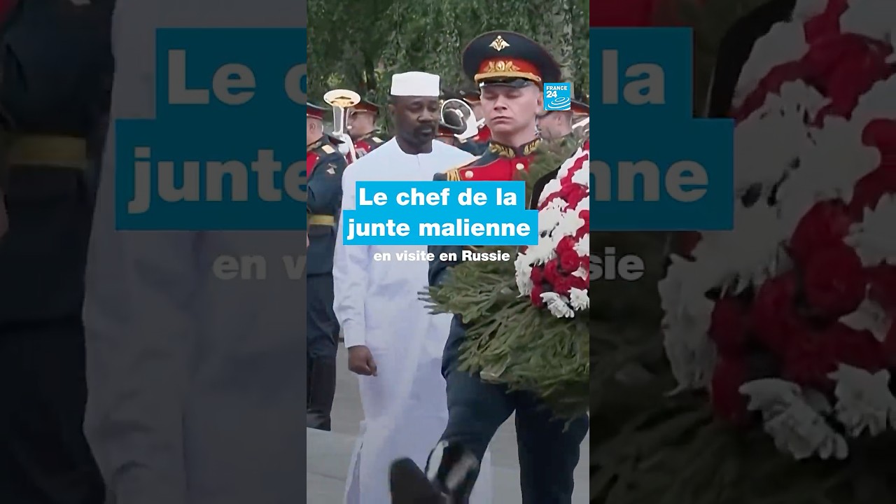 Le chef de la junte malienne en #Russie face &agrave; la menace jihadiste &bull; FRANCE 24