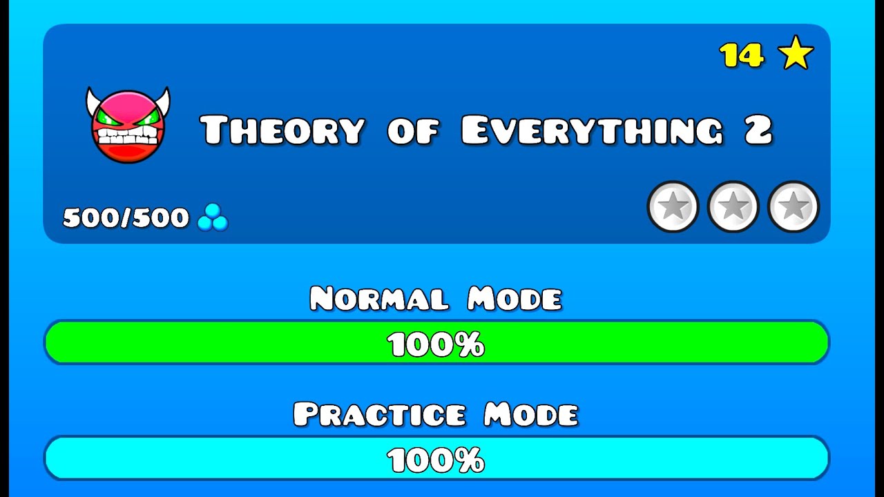 Theory Of Everything 2 (51-100%, 372 ATT)
