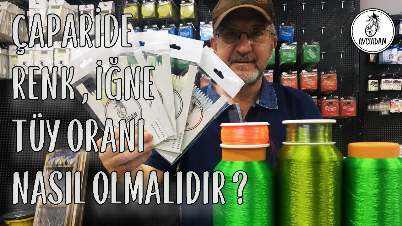 ÇAPARİDE RENK , İĞNE VE TÜY ORANI NASIL OLMALI ? (Balık Avı) - (Avcıadam)