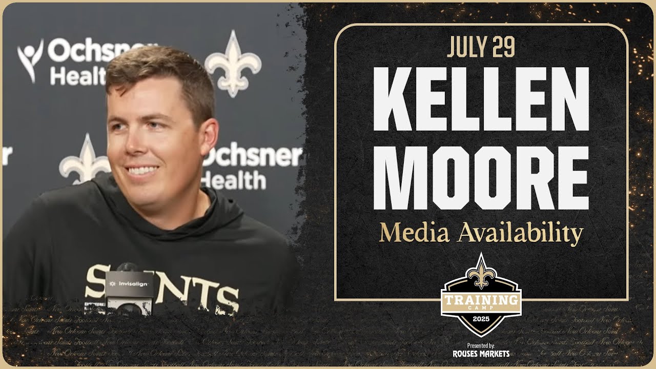 Kellen Moore recaps Day 6 | Saints Training Camp 2025