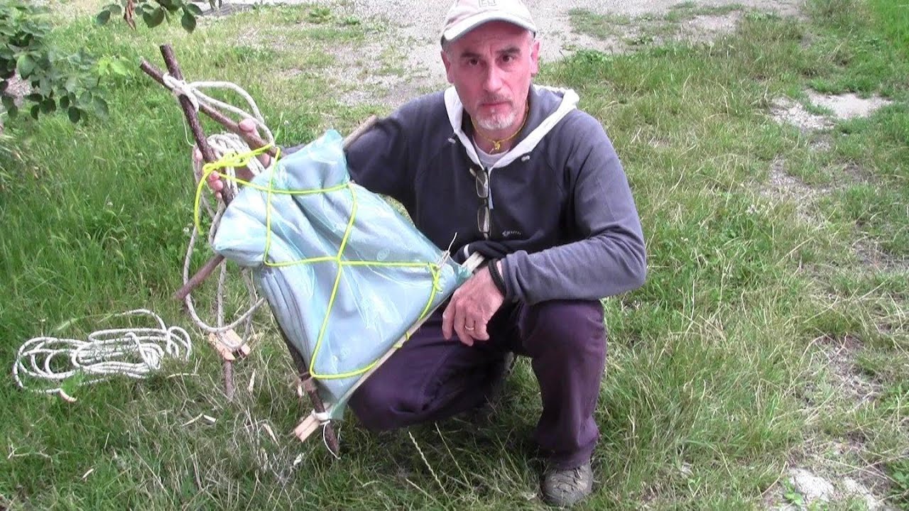 Zaino a telaio e legatura di contenimento - Bushcraft essenziale