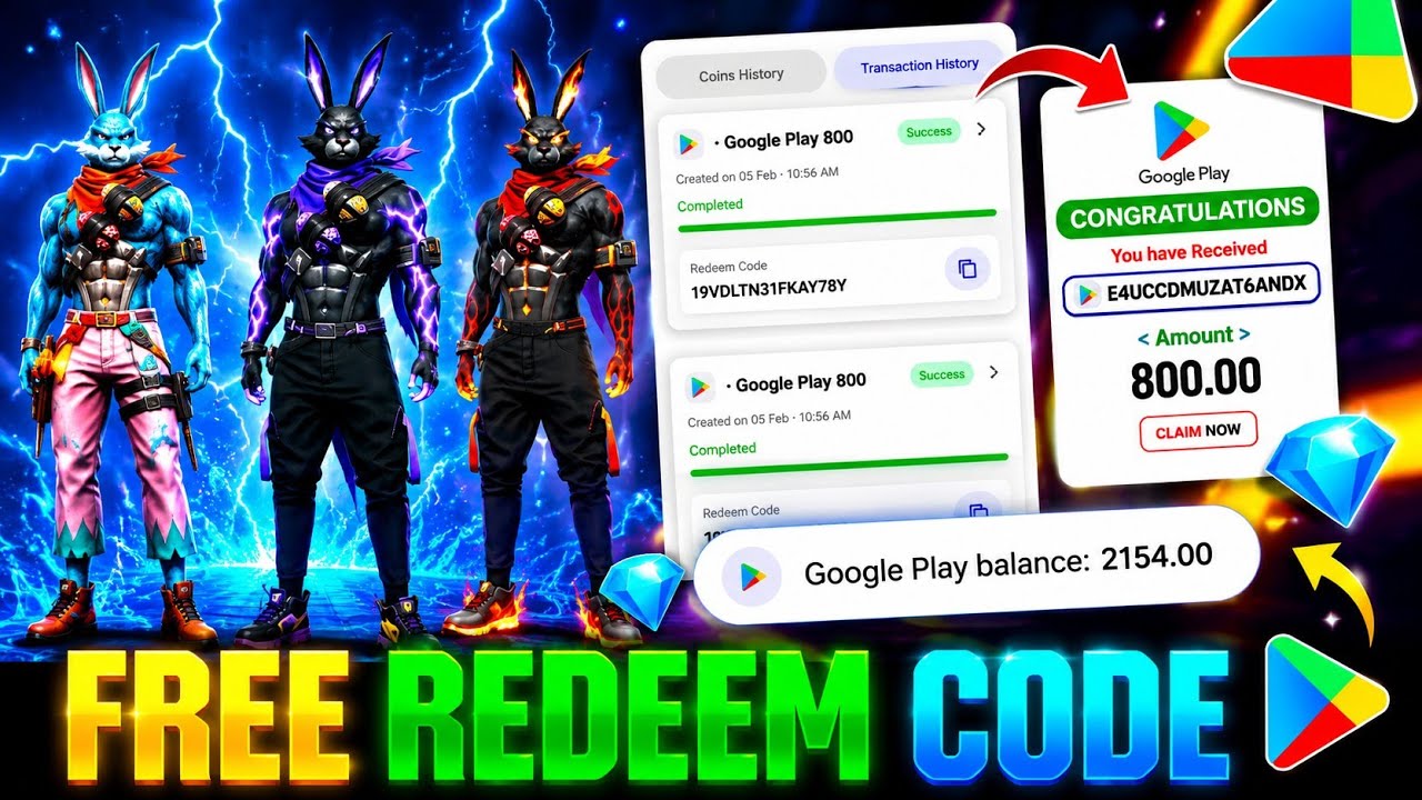 FREE REDEEM CODES INSTANT 🤩 | 800 REDEEM CODE FREE | HOW TO GET GOOGLE PLAY STORE REDEEM CODES FREE