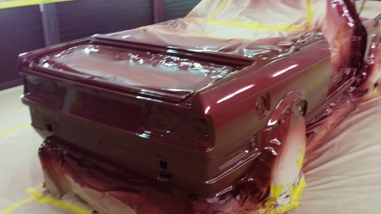 E30 cabrio calypsorot paiting