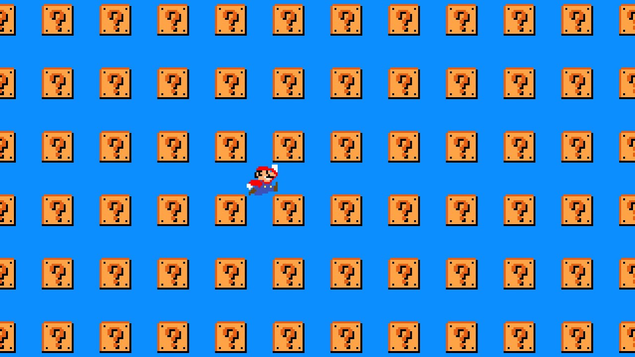 When Mario Opens 999 Question Blocks in Super Mario Bros.?