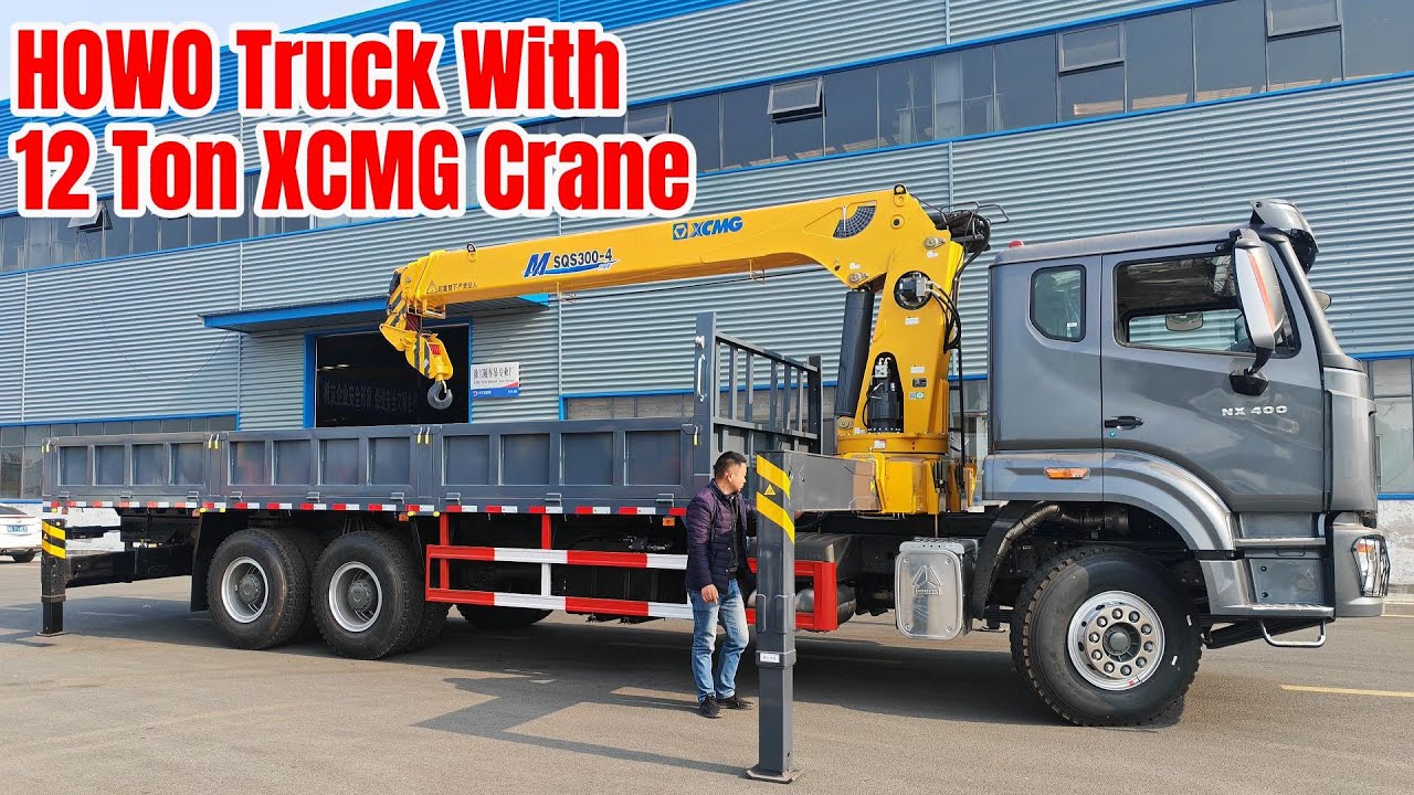 HOWO 6X4 Truck Mounted Crane | 12 Ton XCMG Telescopic Crane