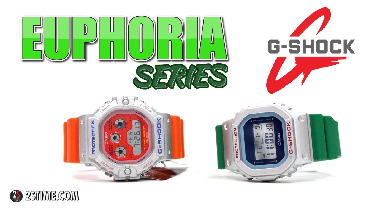 CASIO G-Shock EUPHORIA Series | DW-5600EU-8A3 & DW-5900EU-8A4