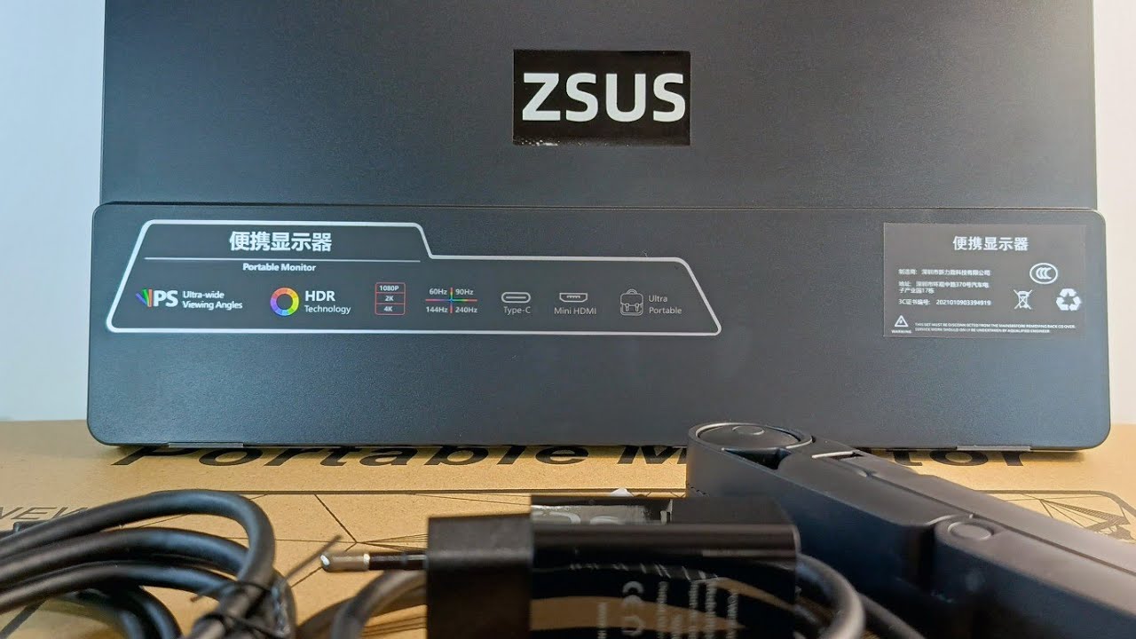 Портативний монітор ZSUS 2160*1440 14-inch 2K 60HZ з AliExpress. Чи вартує своїх грошей?