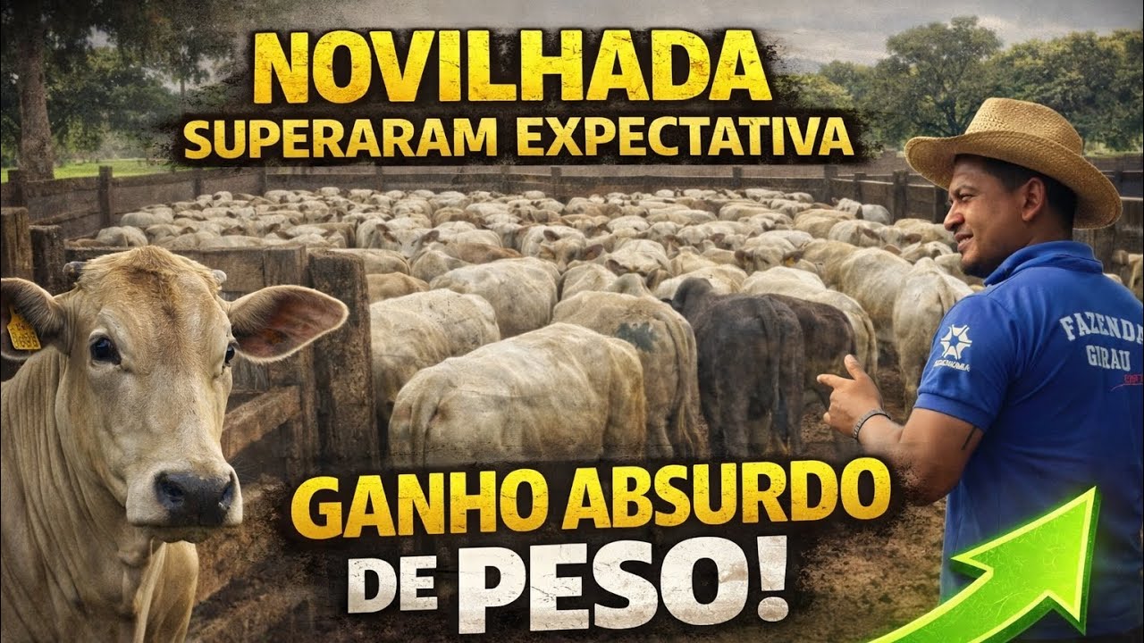 “O GADO ENGORDOU MUITO MAIS DO QUE O ESPERADO! PESAGEM IMPRESSIONANTE”