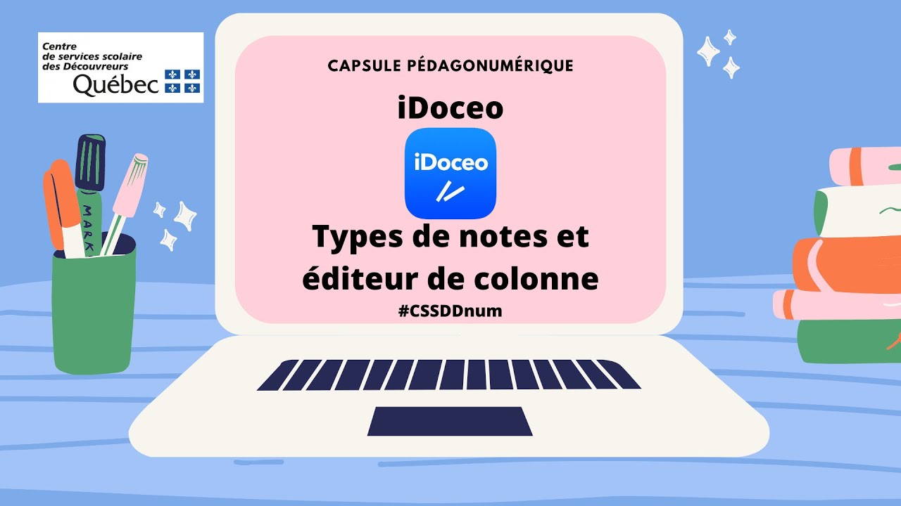 iDoceo - Exploration types de notes et éditeur (Colonnes)