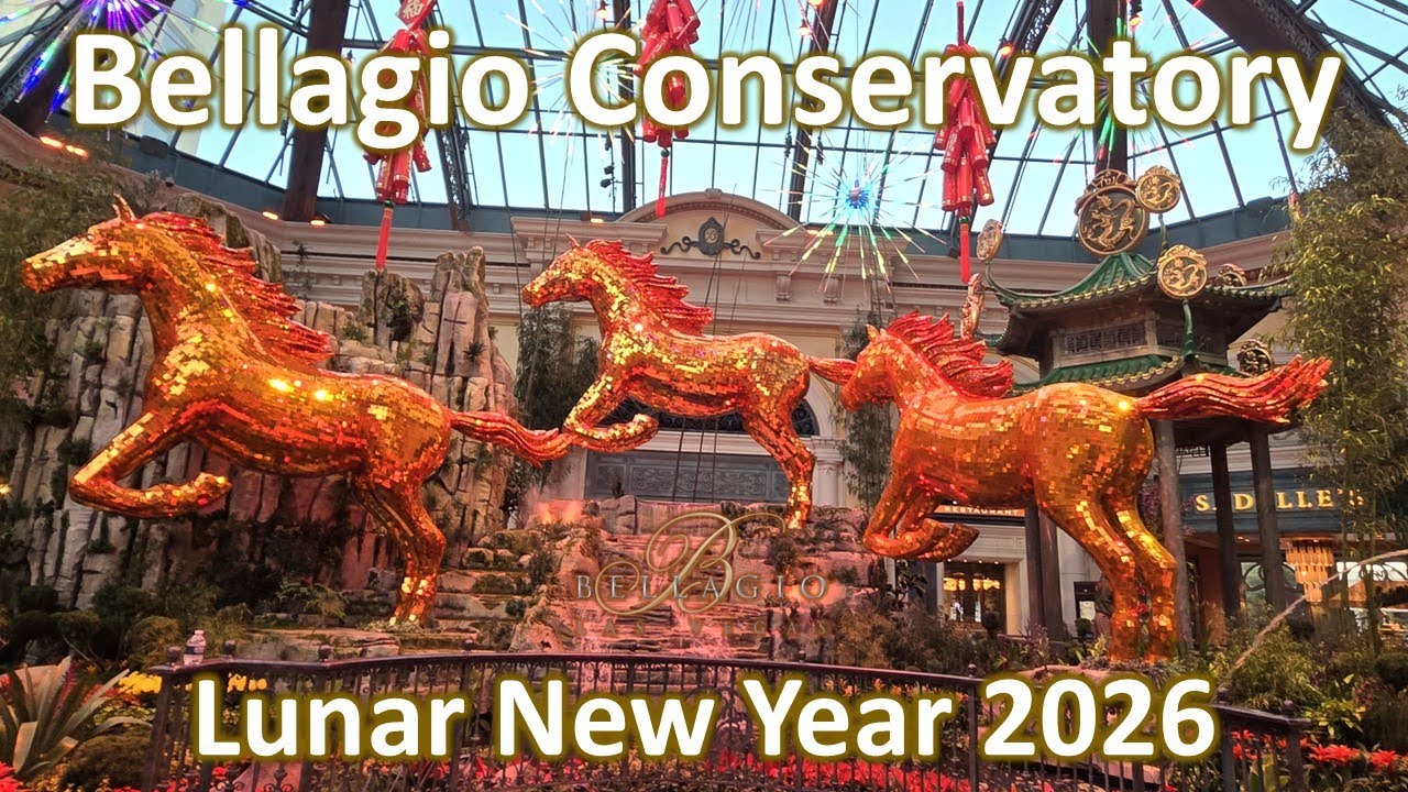 ПЕРВЫЙ ВЗГЛЯД 🧧🐴 Новая оранжерея Белладжио. Китайский Новый год 2026 | Лунный Новый год | Год Лошади
