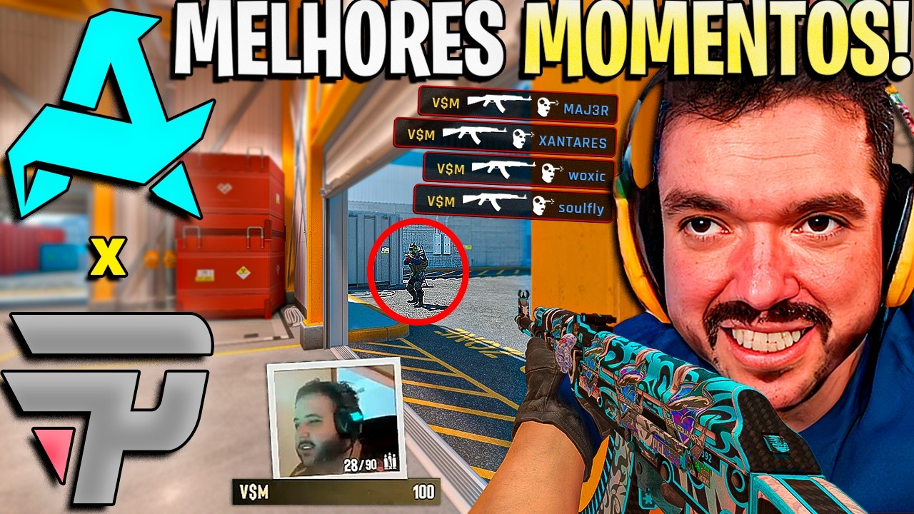 QUE MACETADA!!🔥 PAIN x AURORA - (MELHORORES MOMENTOS) - ESL PRO LEAGUE - (GAULES)