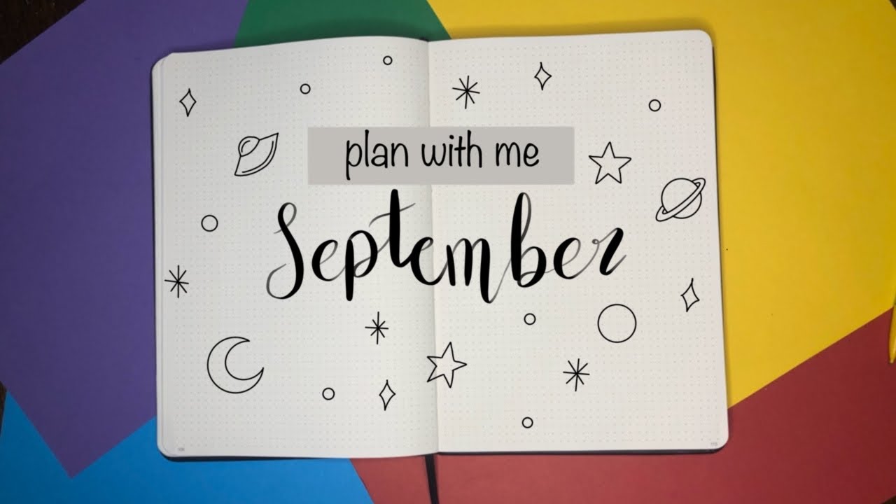 Plan With Me - September 2020 Bullet Journal Setup
