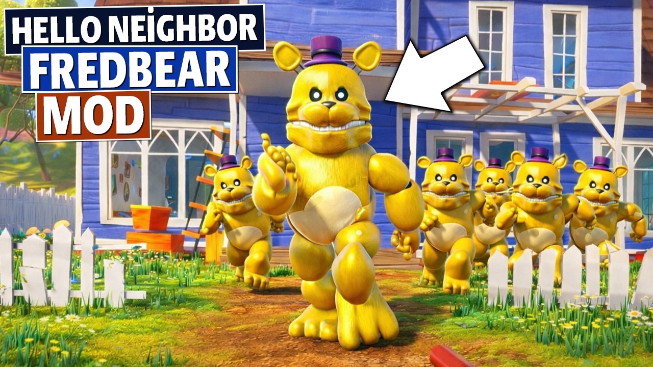 Hello Neighbor - Fast Fredbear Mod