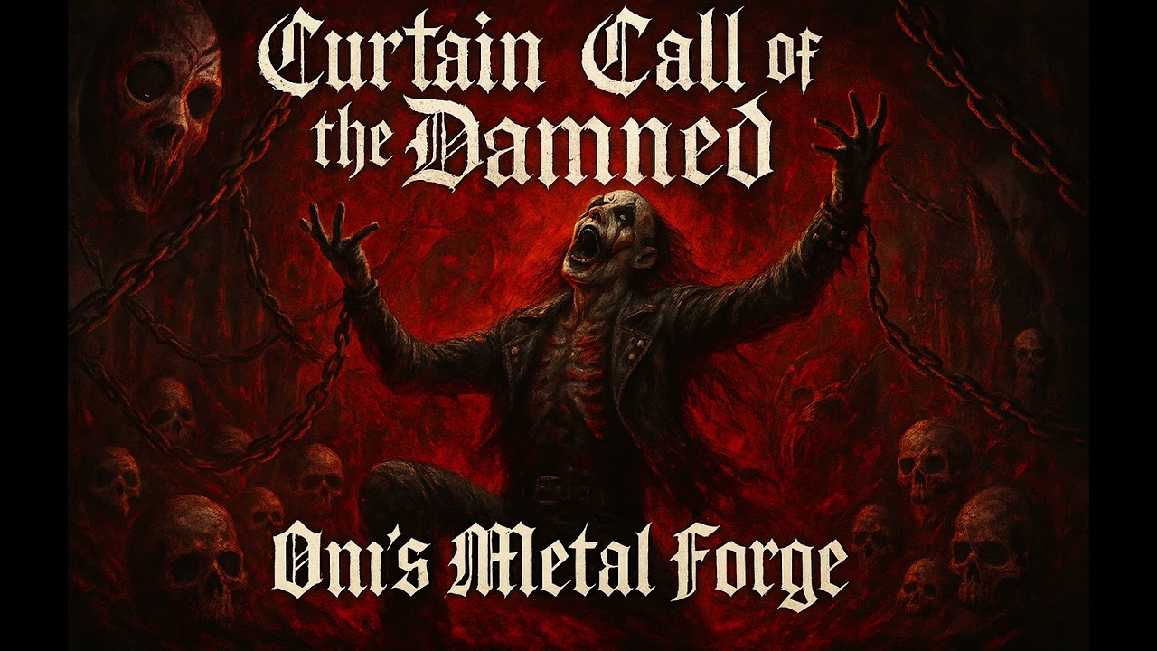 Curtain Call of the Damned 🎭☠️ | Shock Rock Horror Anthem by Oni's Metal Forge