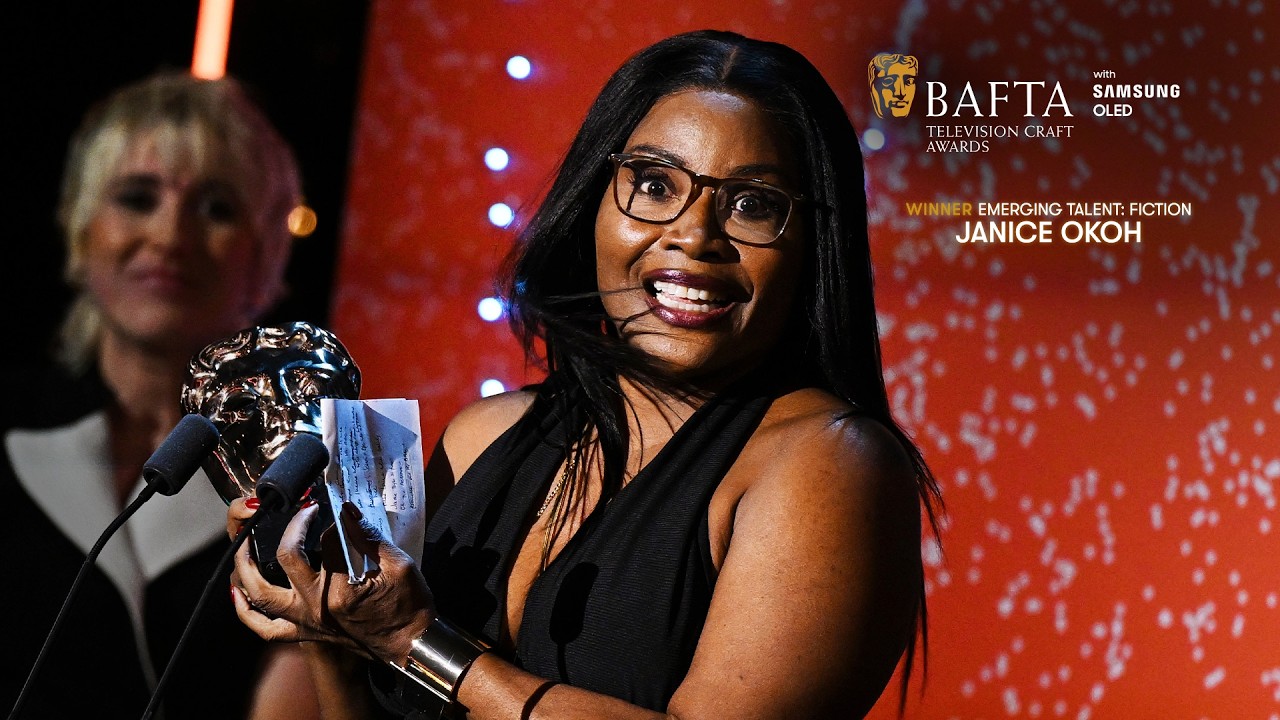 Janice Okoh wins the Emerging Talent: Fiction BAFTA for Just Act Normal | BAFTA TV Craft Awards