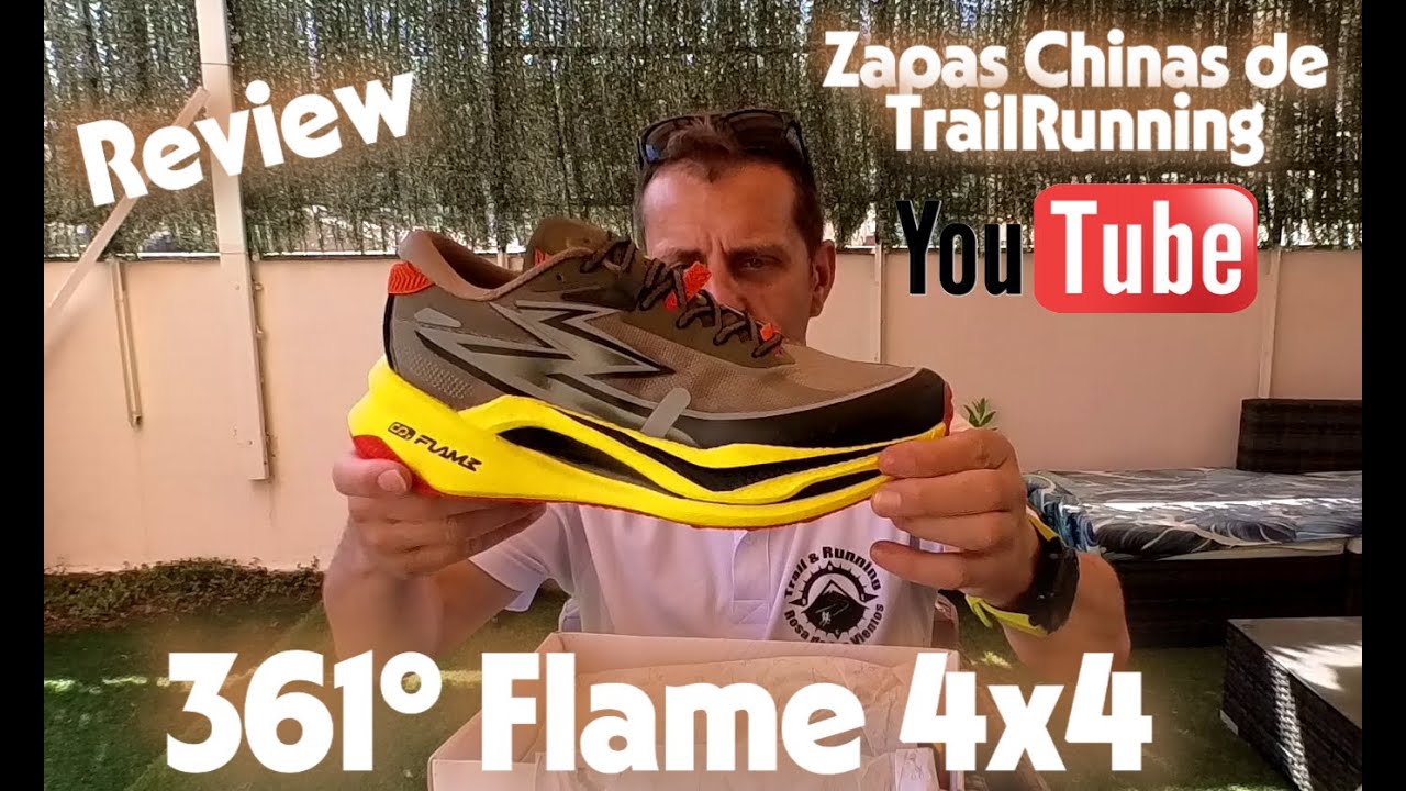 361º Flame 4x4: Zapatillas Trail PREMIUM con Placa de Carbono 🔥 ¡Velocidad y Estabilidad TOP!