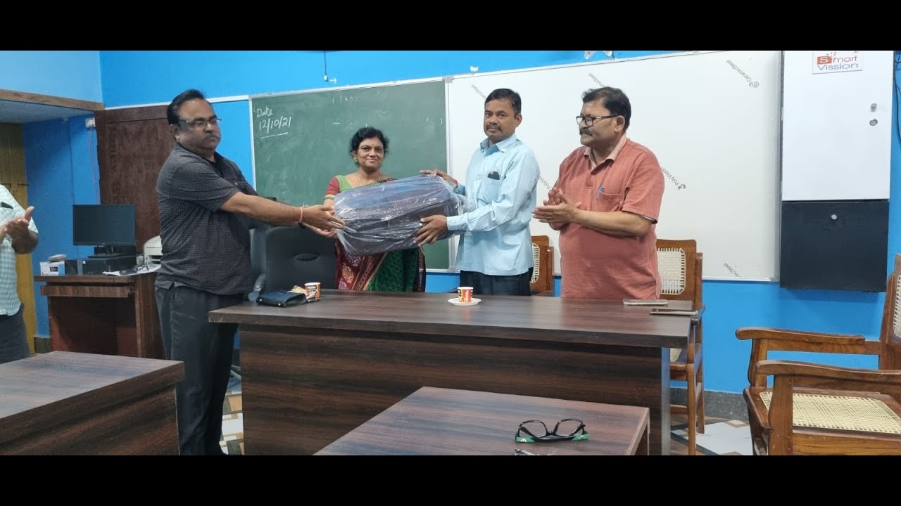 FAREWELL PARTY OF MR DHARAM RAJ SIR LDC JNV BAHRAICH