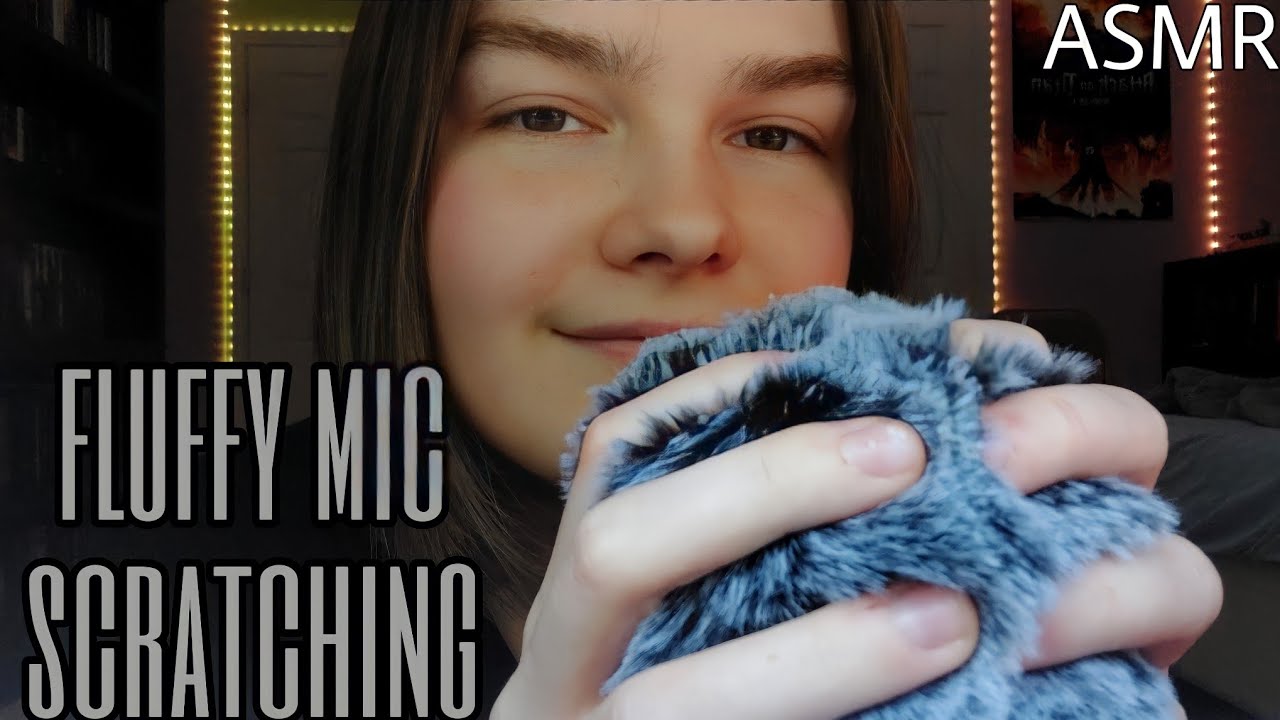 ASMR FAST AND AGGRESSIVE FLUFFY MIC SCRATCHING - hand + mouth sounds, wave & crash trigger 🤯