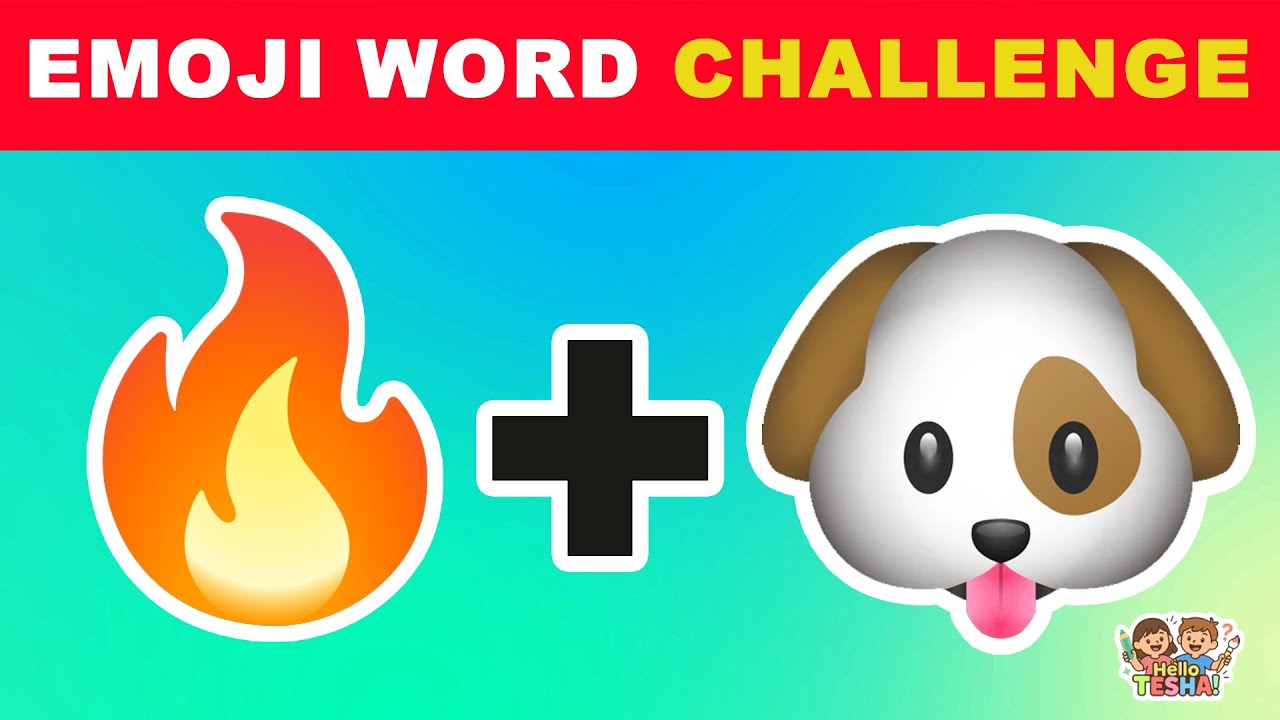 Emoji Word Challenge! Fun Quiz Game for Kids | HELLO TESHA