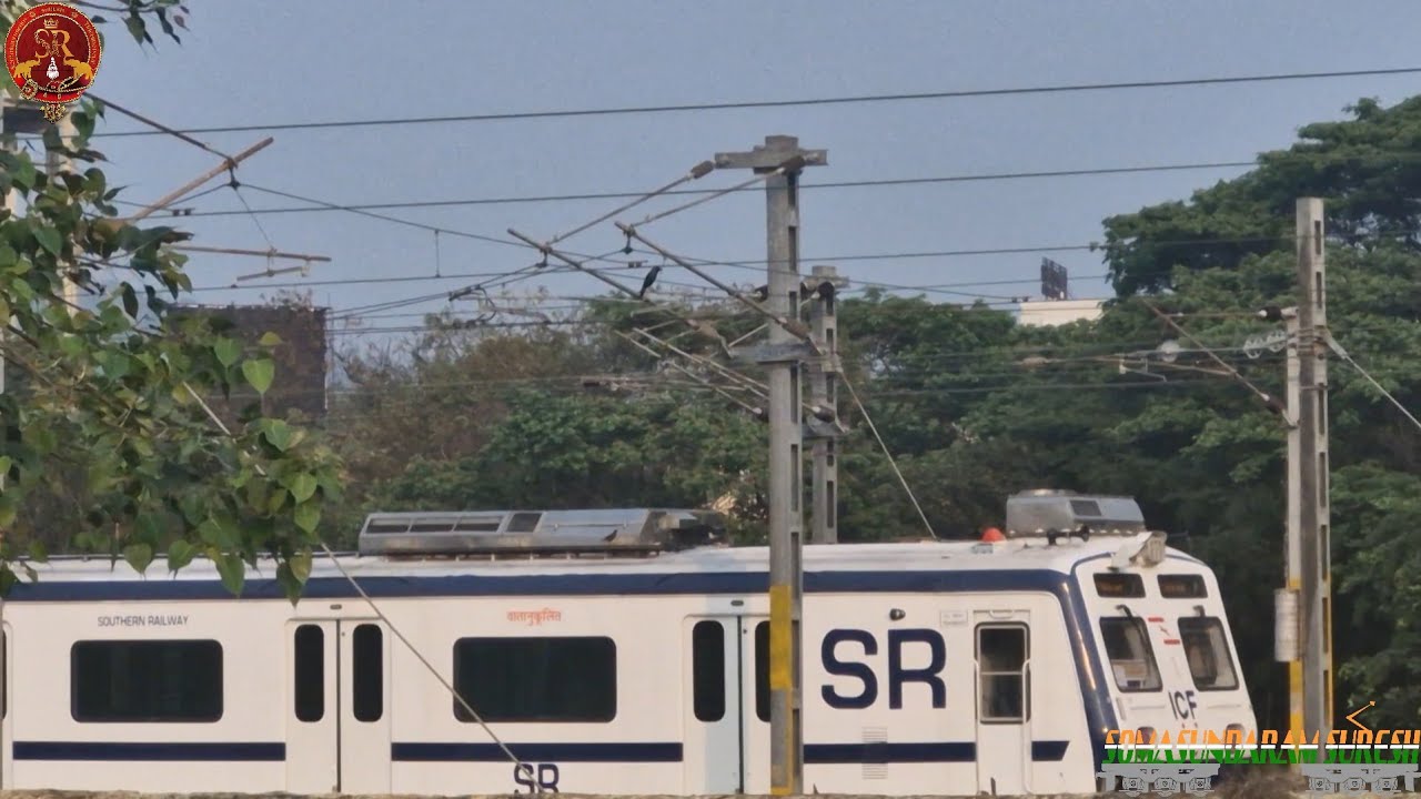 FIRST AC LOCAL TRAIN OF SOUTHERN RAILWAY | AT TAMBARAM EMU SHED| கடற்கரை- தாம்பரம் குளிர்சாதன வண்டி