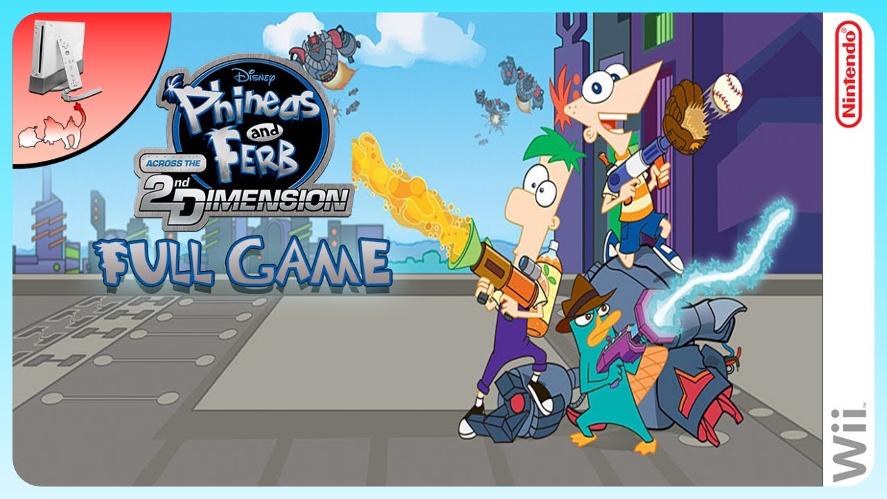 Phineas and Ferb: Across the 2nd Dimension Full Game Longplay (Wii, PS3, PSP)