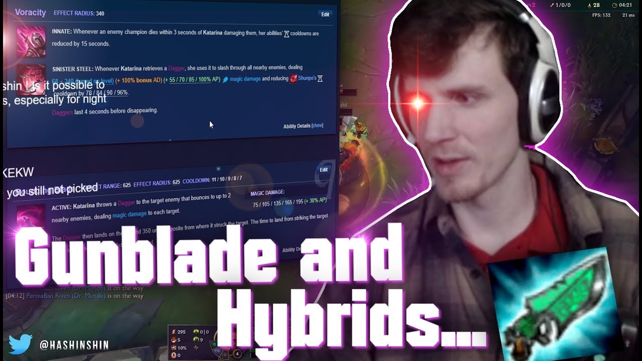 Hashinshin: The Problem with Gunblade and Hybrid Champions | CDR in League