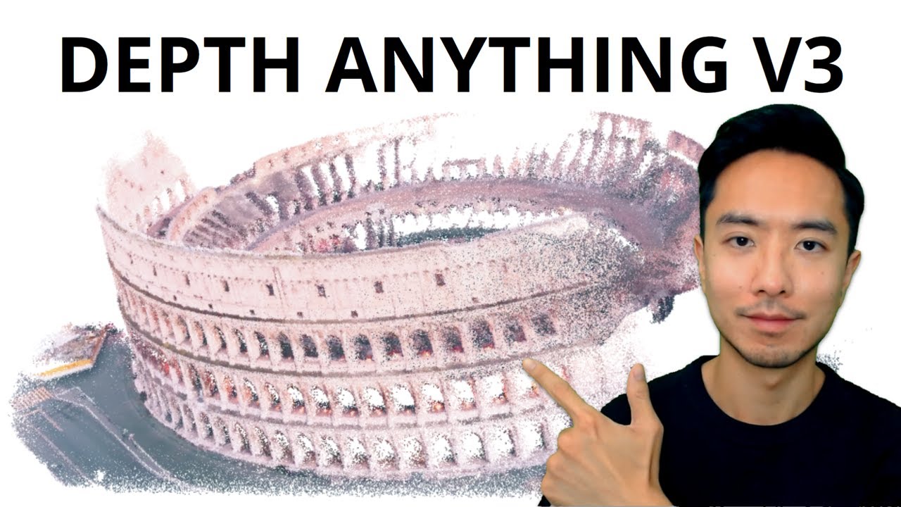 Depth Anything V3 (DA3): 3D-реконструкция по одному или нескольким изображениям