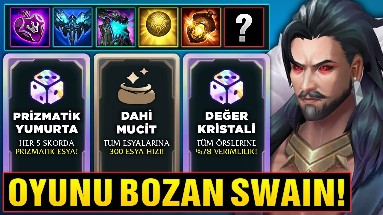 ÖRS KASARKEN EŞYA DA ALABİLEN AŞIRI GÜÇLÜ SWAIN! | LOL ARENA | Zegabon