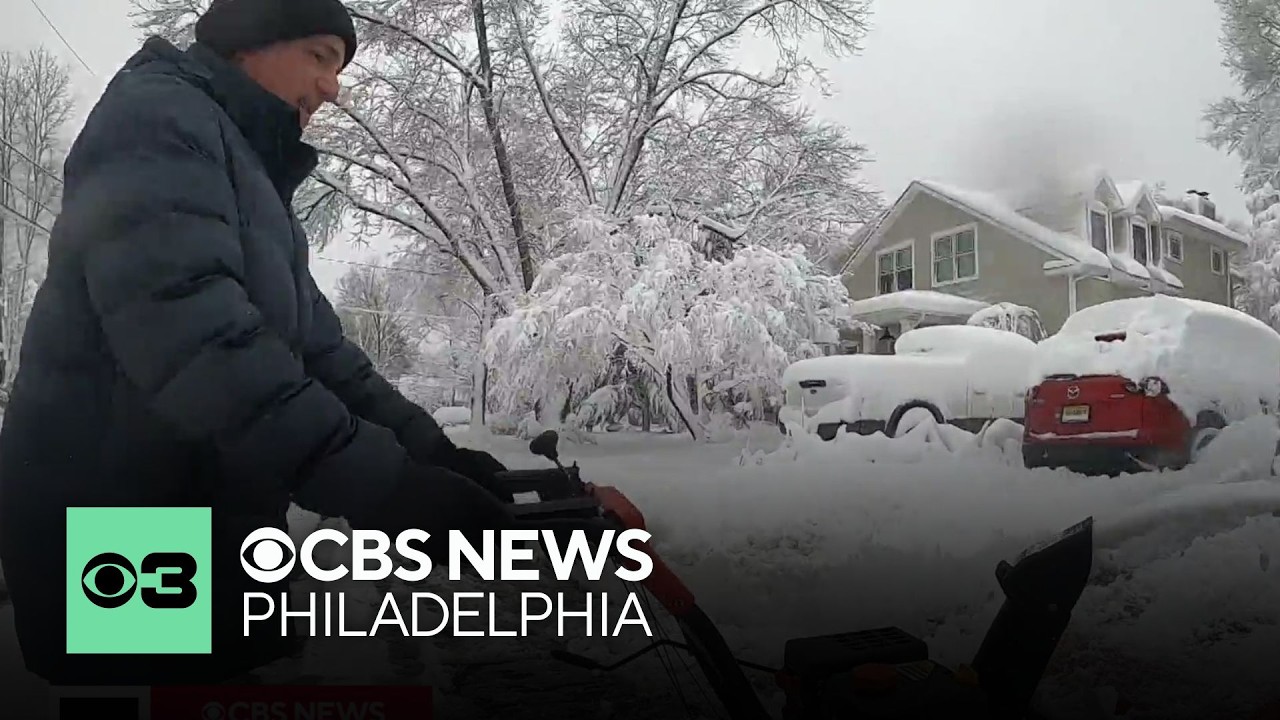 South Jersey neighbors say snow is easier to clean up than last time, but power outages continue