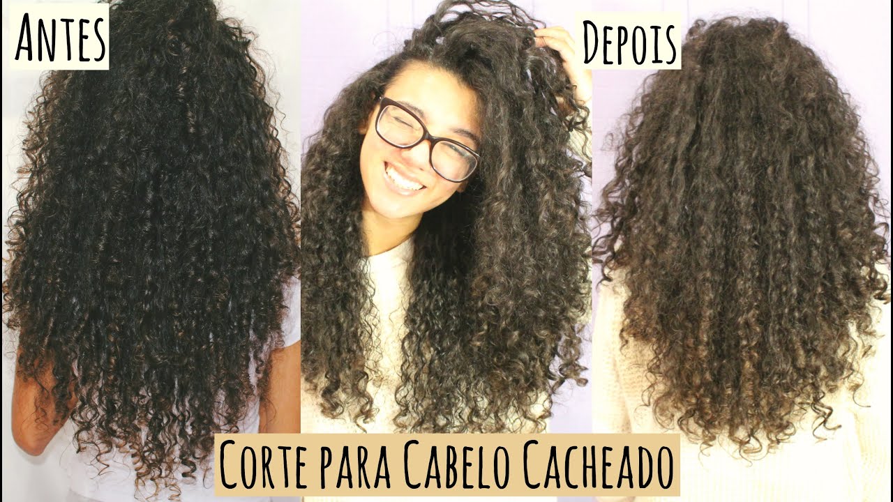 CORTE PARA CABELO CACHEADO EM CASA ♥ Natalia Souza
