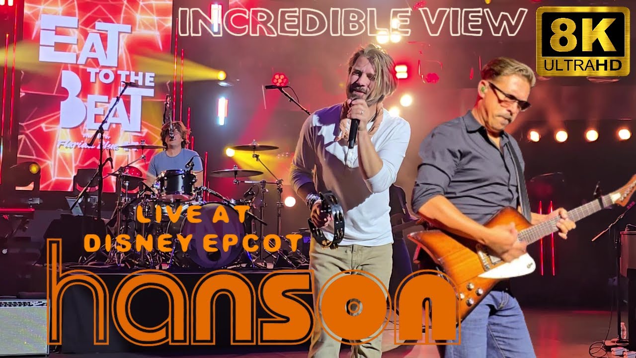 HANSON live in concert at Disney EPCOT 10/18/25 in stunning 8k @hanson #hanson #youtube