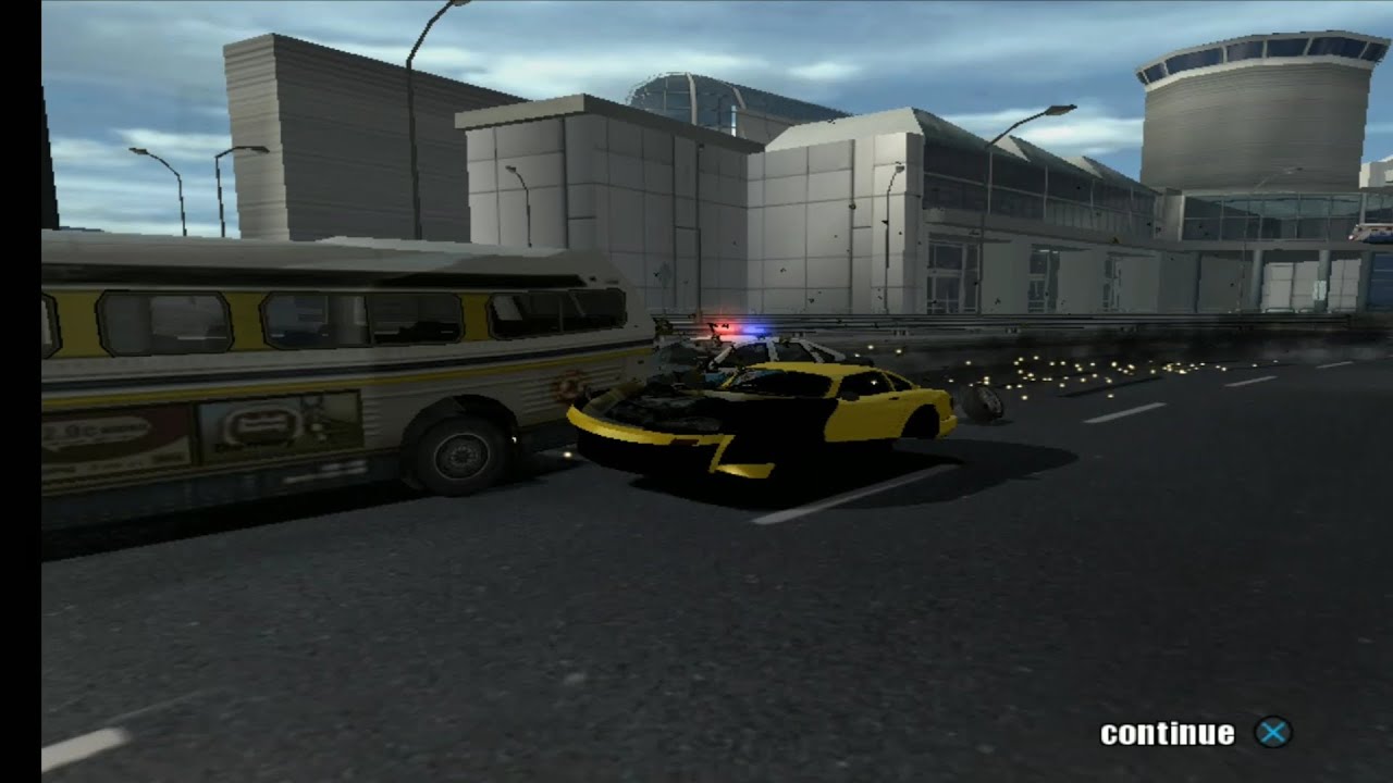 Burnout 2: Point of Impact - Cop Car Replay 