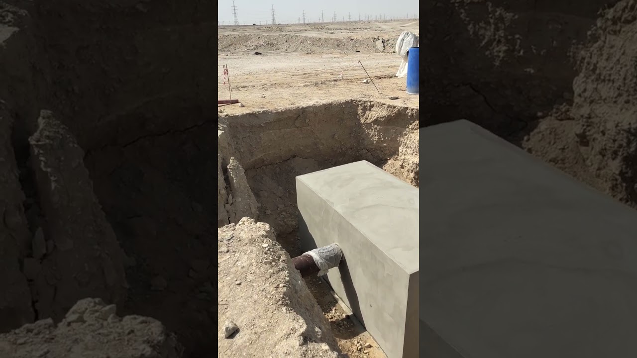 thrust anchor drag anchor mechanical pipeline with Civil work