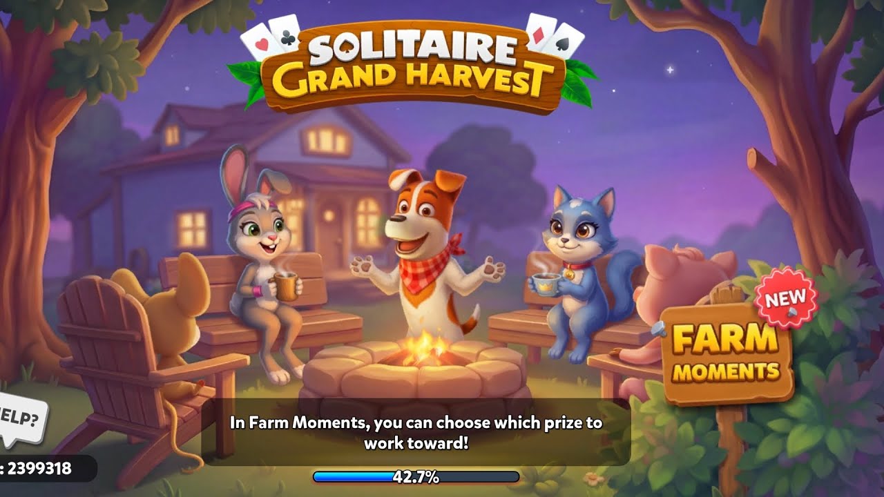 HAPPY FARM MOMENTS! SOLITAIRE GRAND HARVEST UNLOCK LEVEL 7598
