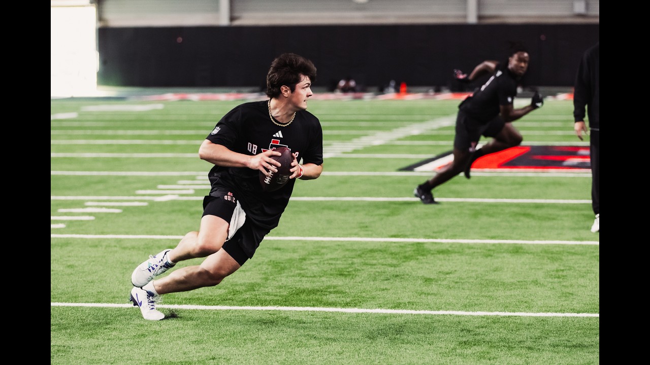 Texas Tech Football: Behren Morton Pro Day Media Session | 2026