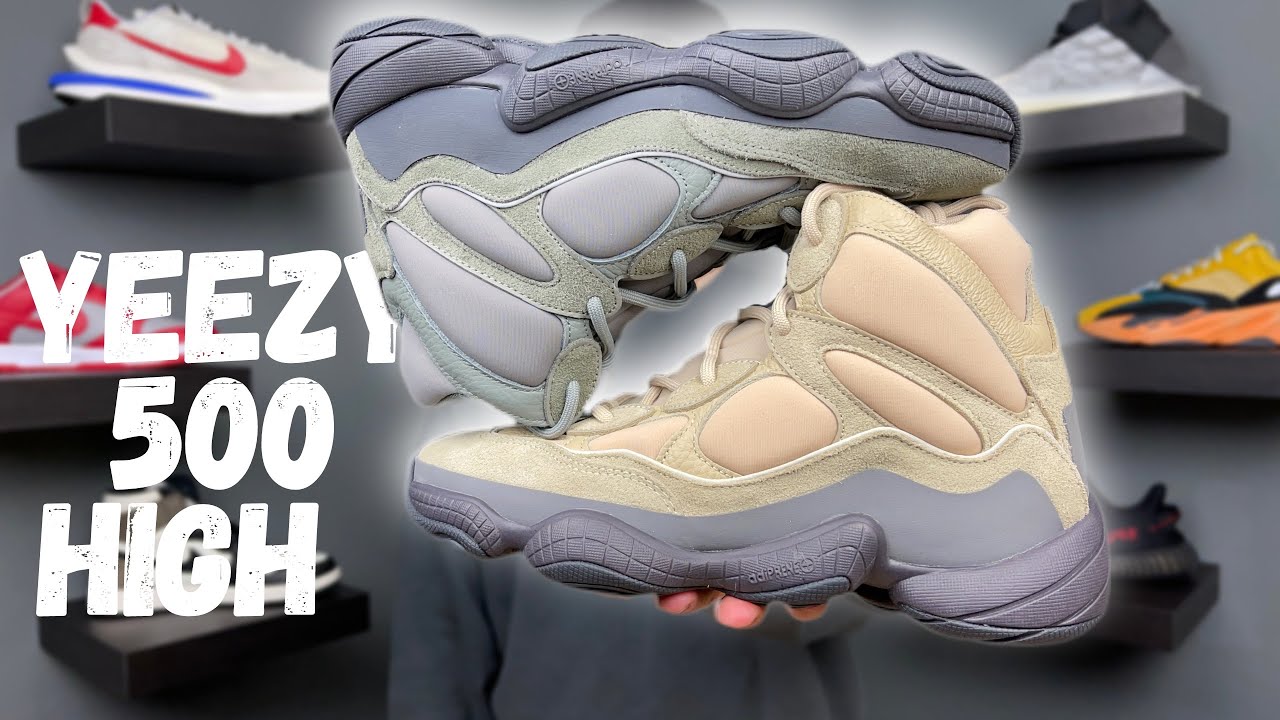 Yeezy Changing It Up! Yeezy 500 High Shale Warm & Mist Slate Review & On Foot